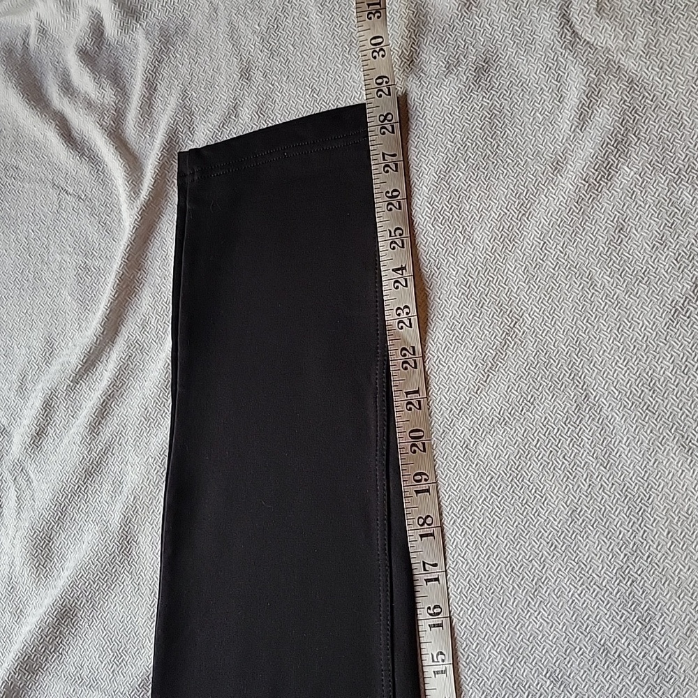 SUSAN Graver QVC Black Knit Stretch Slacks Pants M Medium Mint Condition - Picture 8 of 8